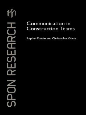 cover image of Communication in Construction Teams